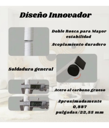 Perchero De Pie Metálico Base Cruz Reforzad Organizador Ropa Blanco