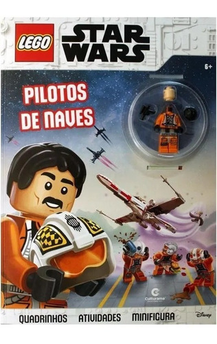 Revista Star Wars Pilotos De Naves Historias + Boneco Lego