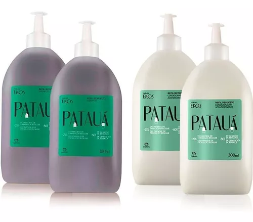 Kit Shampoo Y Acondicionador Ekos Pataua Repuesto, Natura