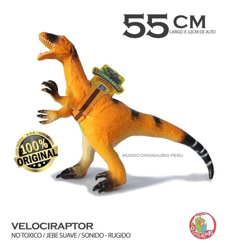 Velociraptor Con Rugido Dinosaurio Colección Jurassic | Cuotas sin interés