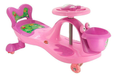 Carrinho Zippy Car Animais Divertidos Rosa - Zippy Toys