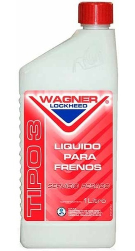 Liquido Para Frenos Dot3 Tipo3 1l Wagner Lockheed Distrymat 