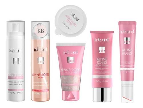 Idraet Kit Cuidado Facial Completo Celulas Madre Rosa Alpina