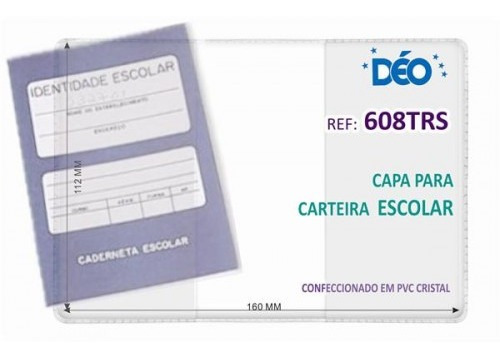 Capa Para Caderneta Escolar  Kit Com 50 Peças