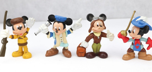 4 Figuras Vintage De Mickey Mouse Milenio 2000 