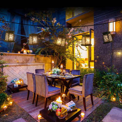 Cadena De Luces Colgantes Para Acampar Al Aire Libre, Linter