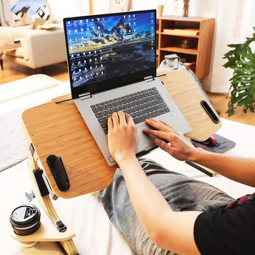 Bandeja De Computadora Ajustable Cama Y Escribir En El Sofá