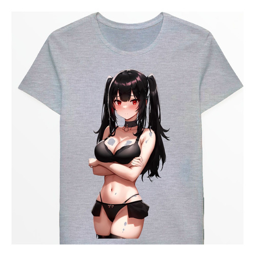 Remera Anime Girl In Dark Underwear 140210432