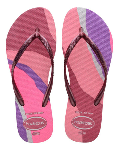 Ojotas Havaianas Slim Palette Glow Mujer