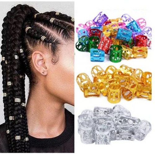 Abrazaderas Aros Anillos Para Trenza Rastas Peinados