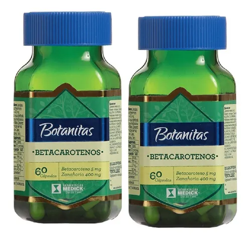 2 Betacarotenos X 60tab
