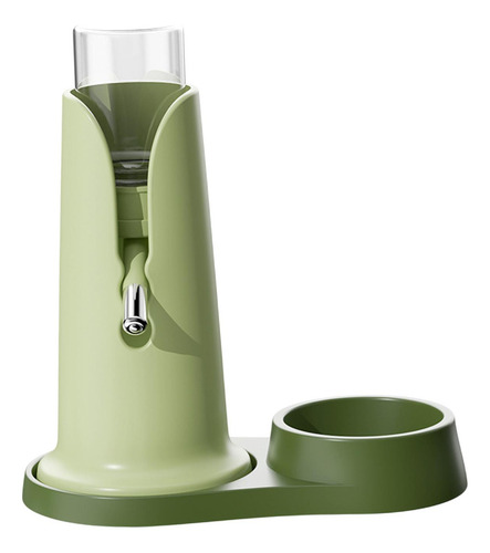 Dispensador De Agua Para Hámster Con Soporte, A Verde