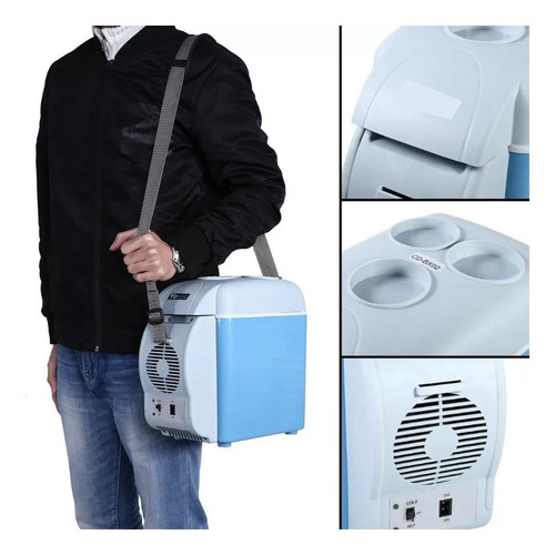 Imagen 7 de 10 de Conservadora 12v Frio Calor 7.5 Lts Iael Ve-006