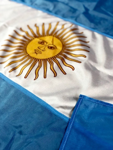 Imagen 3 de 8 de Bandera Argentina De Flameo *75x120cms* - Oficial Reforzada