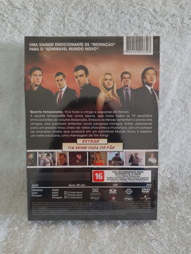 Heroes 4a Temporada Completa Box Lacrado E Original