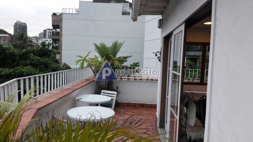 Cobertura À Venda, 2 Quartos, 1 Suíte, 1 Vaga, Ipanema - Rio De Janeiro/rj - 21576