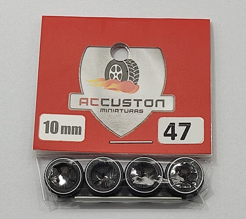 Rodas P/ Customização Ac Custon 47 - 10mm - Escala 1/64