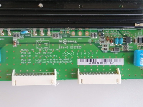 X-sus Samsung Pn58c6400tfxza, 713b A2 / Lj41-08415a / Lj92-0 (Usado)