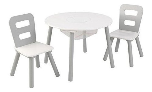 Kidkraft Round Table Y Chair Set Wht Y Gray Others Blanco Gr