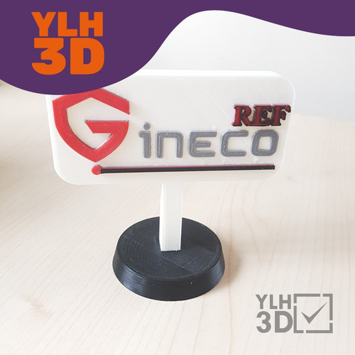 Cartel Adorno De Escritorio Ylh3d | Ml