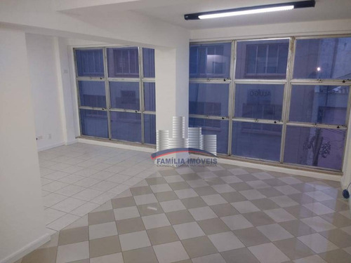 Imagem 3 de 15 de Conjunto Para Alugar, 44 M² Por R$ 1.600,00/mês - Centro - Santos/sp - Cj0060