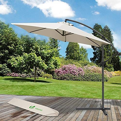 Sombrilla De Aluminio Jardín Playa Campo Terraza Filtro Uv