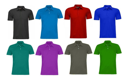 Camisetas Tipo Polo Para Hombre Y Mujer Colores Algodon -20%