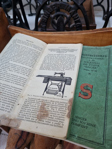Antiguos Manuales Originales De Máquinas De Coser Singer (Usado)