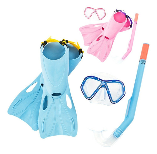 Set Bestway Snorkel + Máscara + Patas Buceo Piscina - El Rey