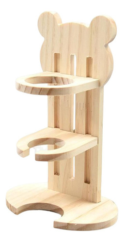 Soporte De Madera Para Hámster Para Interiores, Accesorios P