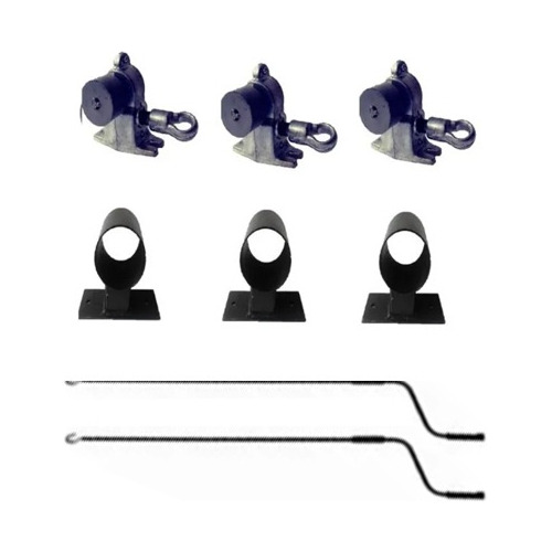 3 Mecanismo Enrollador De Lona, 3 Contra Y 2 Manivela Kit