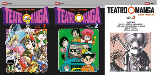 Teatro Manga Akira Toriyama Panini Español Completo 3 Tomos
