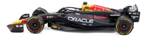 Escala Burago Auto F1 1:43 Red Bull 2024 Rb20 Verstappen #1 Cor azul escuro