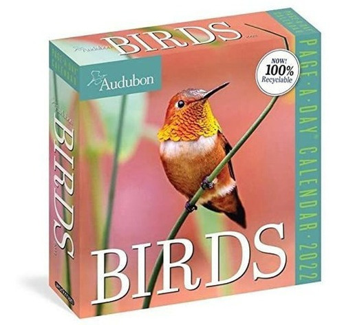 Audubon Birds Page-a-day Calendar 2022 - Workman..., De Workman Calend. Editorial Workman Publishingpany En Inglés