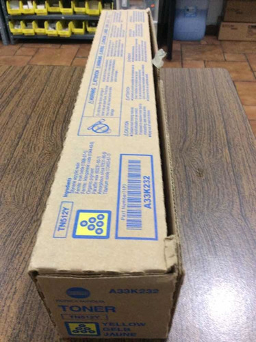 Imagen 3 de 7 de Toner Konica Minolta Bizhub C454/554 Amarillo Original Tn512