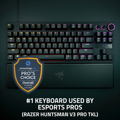 Razer Huntsman V3 Pro Tkl Esports Keyboard: Switches Ópticos