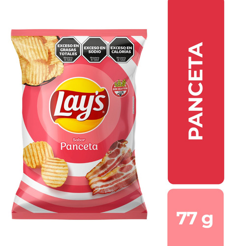 Lays Papas Fritas Sabor Panceta 77 Gr | Snack Picadas