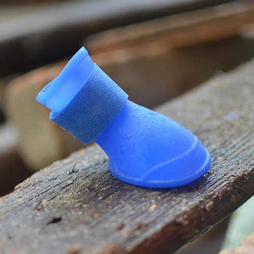 General Botas De Silicona Para Mascotas Para Días Lluviosos