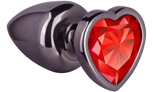 Plug Anal Coração Unique Fumê La Pimienta - Vermelho U