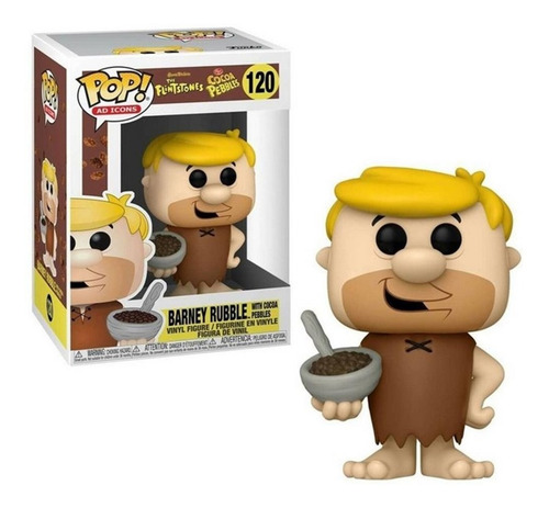 Boneco Funko Pop Barney Rubble 120 Os Flintstones