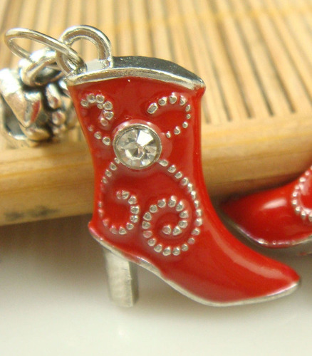 Charm Bota Roja Plata 925 Pandora Envío Gratis