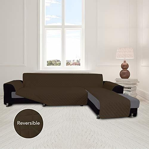 Funda Para Sofa Easy-going En Forma De L Color Cafe Suave