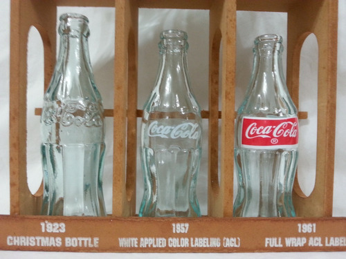 Coca Cola Evolucion Bot Años 1894 Al 1961 De Coleccion (Usado)