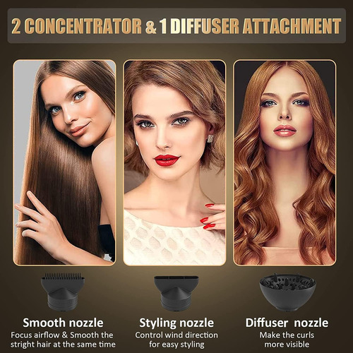 Secador De Pelo Ionico 2000 W, Secador De Pelo Profesiona...