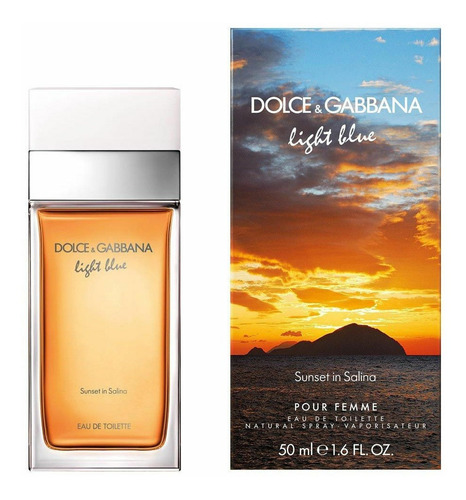 Imagen 1 de 5 de Perfume Importado Mujer D&g Light Blue Salinas Edt 50ml