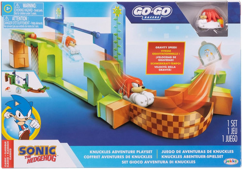 Sonic The Hedgehog Go Go Racers Playset Knuckles Adventure