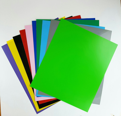 Plastico Alto Impacto. Poliestireno (pai) Color 1mm 50x60cm