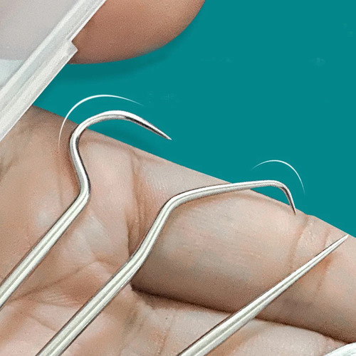 Palillos De Dientes Mondadientes De 7 Pz Acero Inox. Llavero