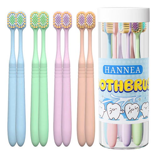 8pzs Cepillo De Dientes Para Niños Y Adulto