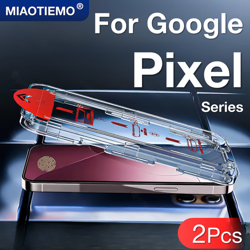 2 Unidades De Protector De Pantalla Para Google Pixel 9 Pro Xl 8a 8 5g, Accesorios De Vidrio Endurecido Con Huellas Dactilares, Sin Burbujas De Polvo,